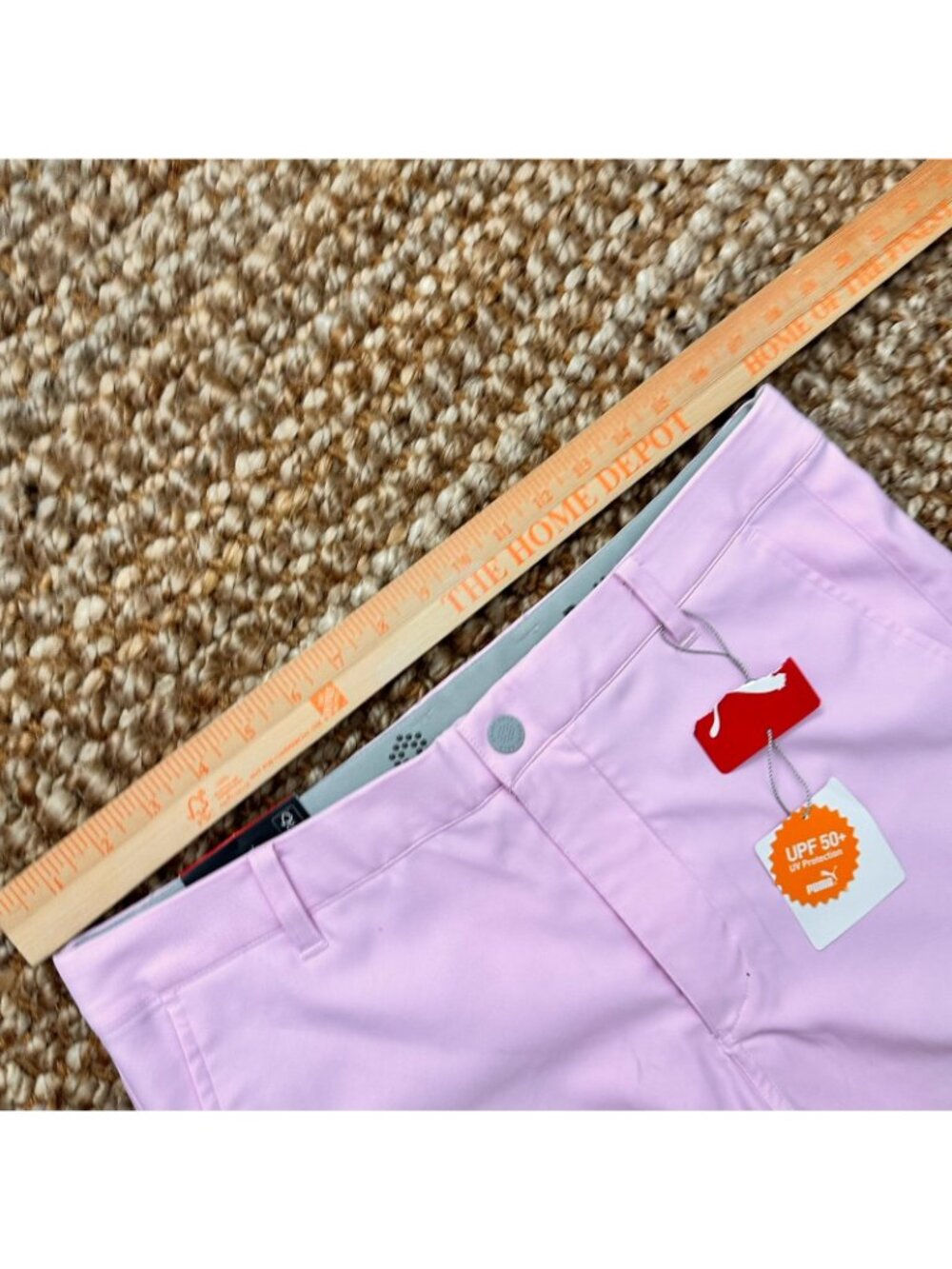 New Puma Men’s Golf Shorts Pink (32 Men’s) Performance - Picture 5 of 6